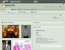 Tablet Screenshot of bedhead-otaku.deviantart.com