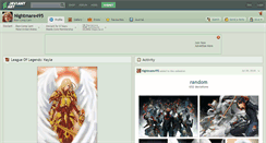 Desktop Screenshot of nightmare495.deviantart.com