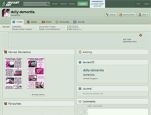 Tablet Screenshot of dolly-dementia.deviantart.com