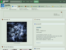 Tablet Screenshot of ctznfish.deviantart.com