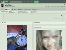 Tablet Screenshot of isyouthere.deviantart.com