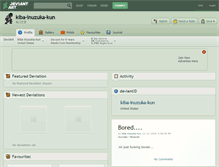 Tablet Screenshot of kiba-inuzuka-kun.deviantart.com
