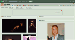 Desktop Screenshot of progunner.deviantart.com
