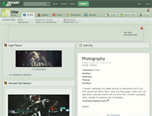 Tablet Screenshot of ollar.deviantart.com