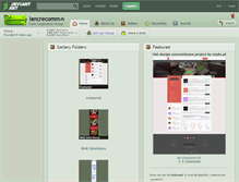 Tablet Screenshot of lancrecomm.deviantart.com