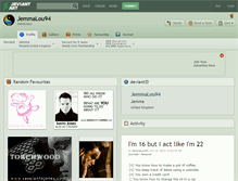 Tablet Screenshot of jemmalou94.deviantart.com
