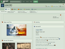 Tablet Screenshot of nxlam1801.deviantart.com