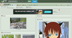 Desktop Screenshot of animal-girl1.deviantart.com
