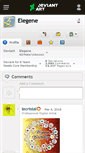 Mobile Screenshot of elegene.deviantart.com