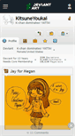 Mobile Screenshot of kitsuneyoukai.deviantart.com