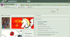 Desktop Screenshot of cynder-the-assassin.deviantart.com