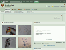 Tablet Screenshot of newnewyork.deviantart.com