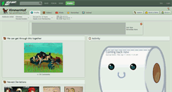 Desktop Screenshot of kimmenwolf.deviantart.com