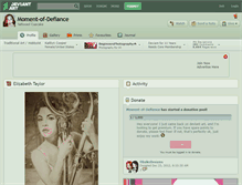 Tablet Screenshot of moment-of-defiance.deviantart.com