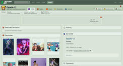 Desktop Screenshot of espada-12.deviantart.com