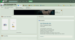 Desktop Screenshot of anti-2dxnoodle-club.deviantart.com
