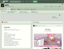 Tablet Screenshot of digifat.deviantart.com