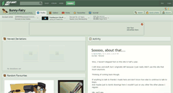 Desktop Screenshot of bunny-fairy.deviantart.com