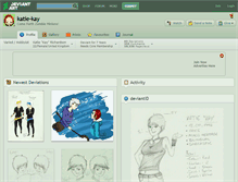 Tablet Screenshot of katie-kay.deviantart.com