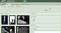 Desktop Screenshot of mudz.deviantart.com