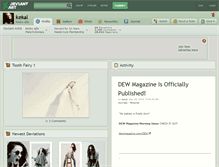 Tablet Screenshot of kekal.deviantart.com