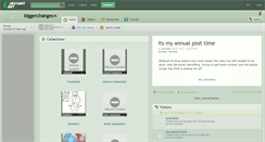 Desktop Screenshot of biggerchanges.deviantart.com