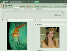 Tablet Screenshot of fairyjar18.deviantart.com