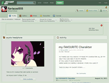 Tablet Screenshot of flaviacool555.deviantart.com