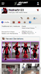 Mobile Screenshot of nodnarb123.deviantart.com