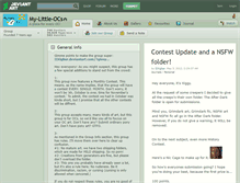 Tablet Screenshot of my-little-ocs.deviantart.com