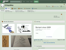 Tablet Screenshot of evilsquidboy.deviantart.com