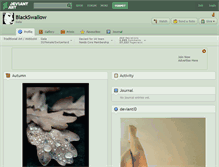 Tablet Screenshot of blackswallow.deviantart.com