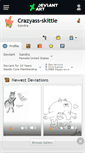 Mobile Screenshot of crazyass-skittle.deviantart.com