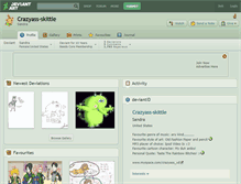 Tablet Screenshot of crazyass-skittle.deviantart.com