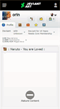 Mobile Screenshot of orin.deviantart.com
