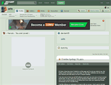 Tablet Screenshot of orin.deviantart.com