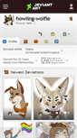 Mobile Screenshot of howling-wolfie.deviantart.com
