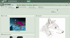 Desktop Screenshot of crest-dragon.deviantart.com