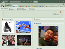 Tablet Screenshot of cimu1988.deviantart.com