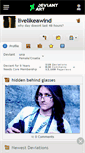 Mobile Screenshot of livelikeawind.deviantart.com