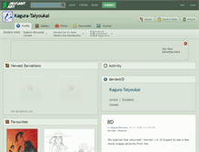 Tablet Screenshot of kagura-taiyoukai.deviantart.com