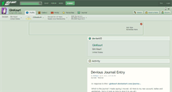 Desktop Screenshot of ginkouri.deviantart.com