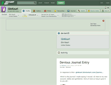 Tablet Screenshot of ginkouri.deviantart.com