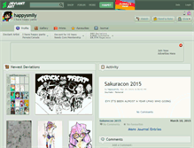 Tablet Screenshot of happysmily.deviantart.com