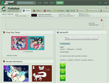 Tablet Screenshot of fluffyrobi.deviantart.com