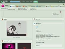 Tablet Screenshot of base-.deviantart.com