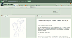 Desktop Screenshot of catastrophic-art.deviantart.com