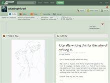 Tablet Screenshot of catastrophic-art.deviantart.com