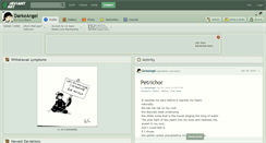 Desktop Screenshot of darkeangel.deviantart.com