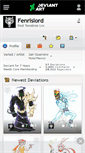 Mobile Screenshot of fenrislord.deviantart.com